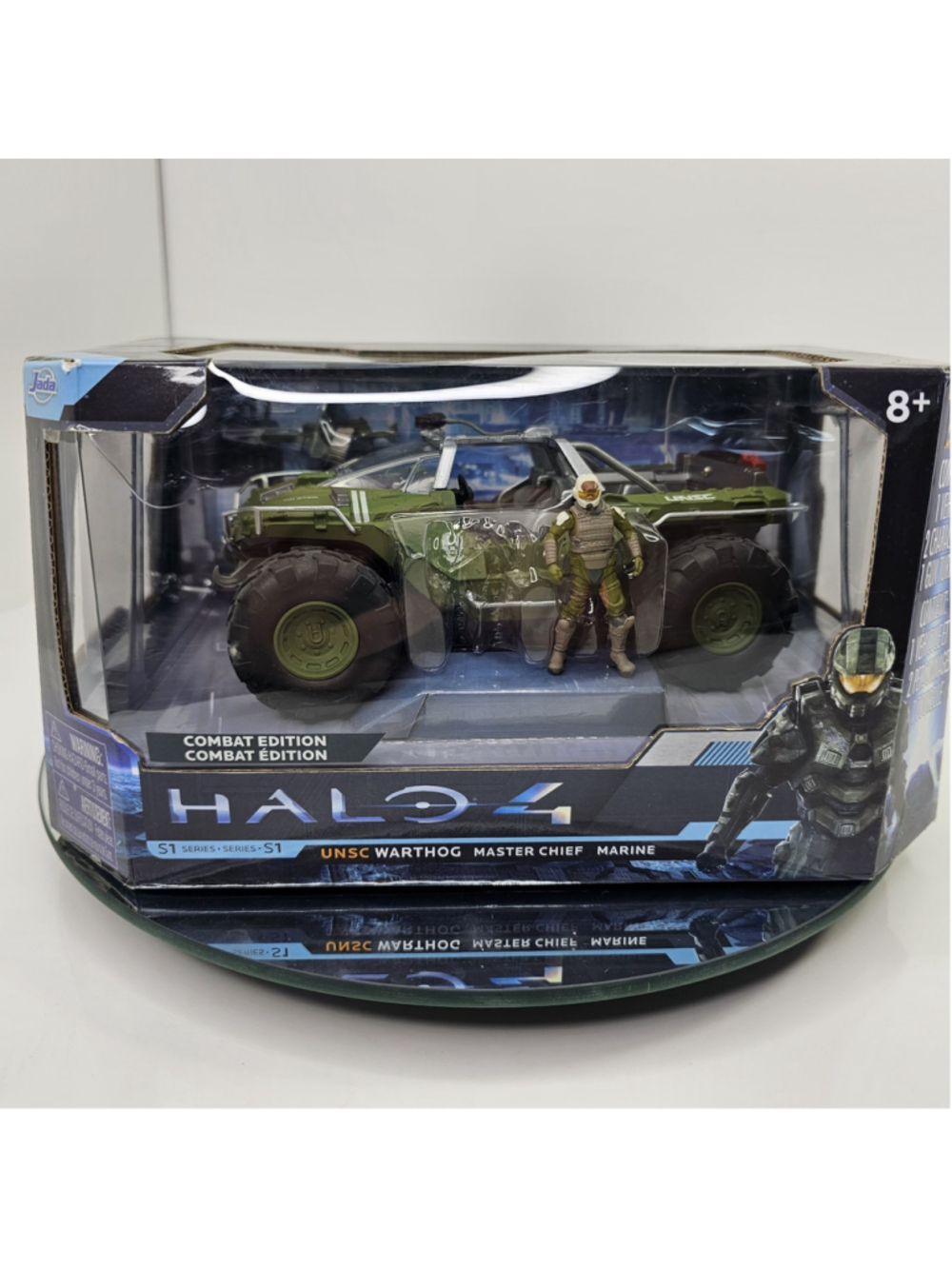 SEALED Jada Toys Halo 4 UNSC WARTHOG Collector's Edition 7" Die Cast +2 Figures